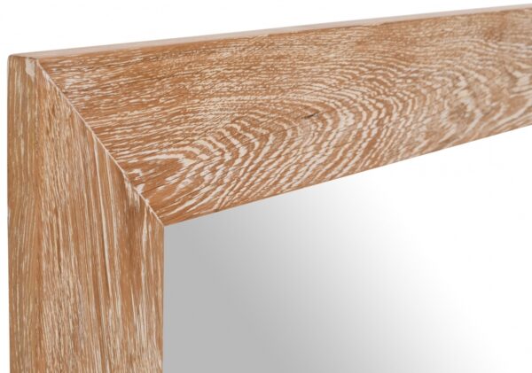 Cresthill Oak Wood Frame Mirror