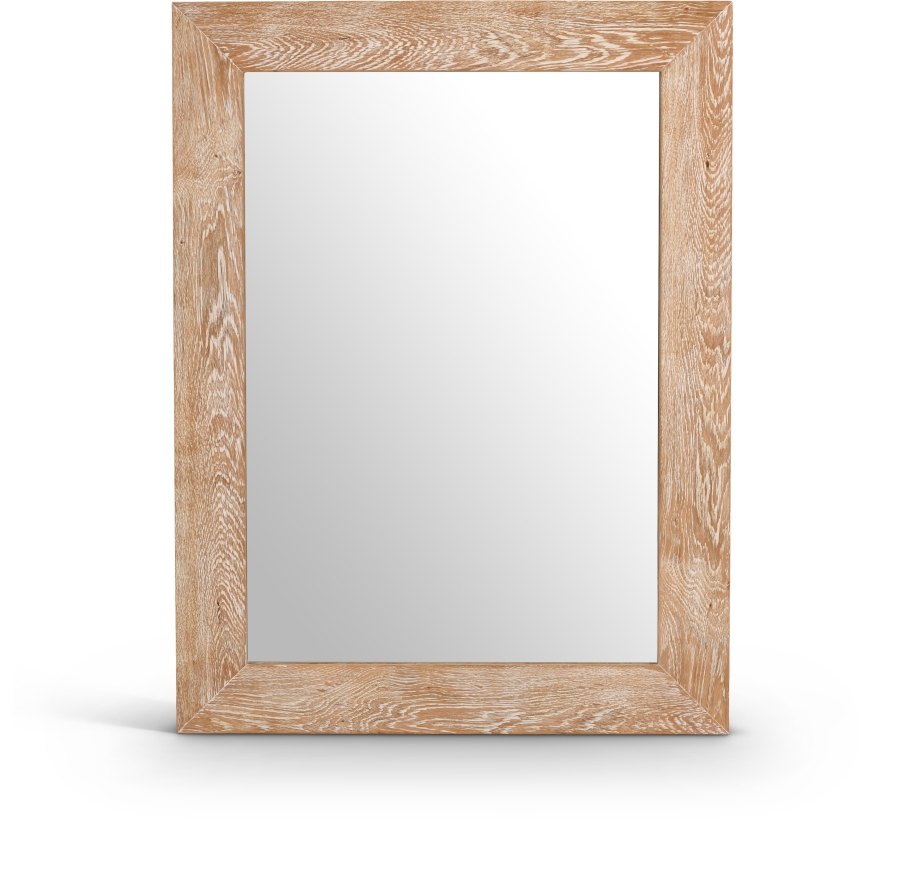 Cresthill Oak Wood Frame Mirror
