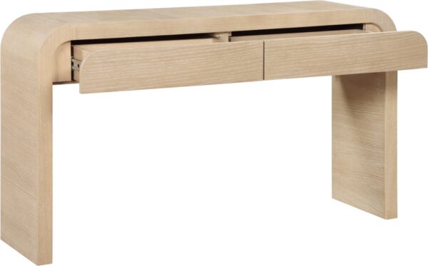 Cresthill Oak Wood Console Table