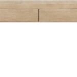 Cresthill Oak Wood Console Table