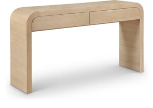 Cresthill Oak Wood Console Table