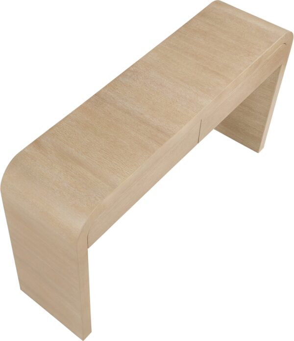 Cresthill Oak Wood Console Table