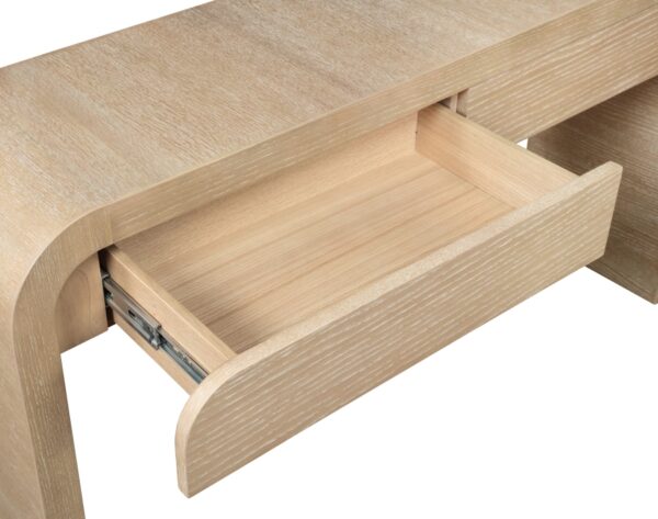 Cresthill Oak Wood Console Table