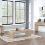 Cresthill Oak Wood Console Table