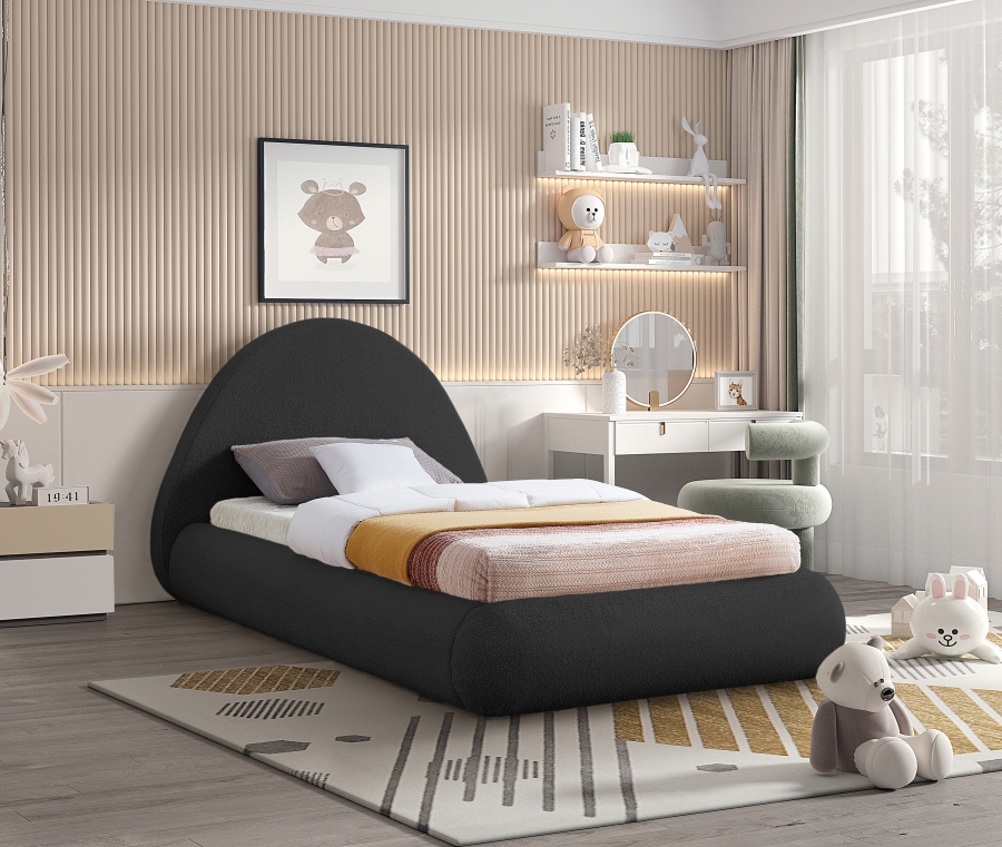 Rudy Teddy Fabric Upholstered Bed