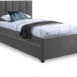 Harper Linen Textured Fabric Upholstered Trundle Bed