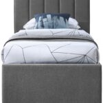 Harper Linen Textured Fabric Upholstered Trundle Bed