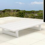 Maldives Aluminum Outdoor Patio Coffee Table