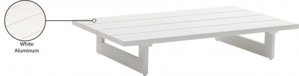 Maldives Aluminum Outdoor Patio Coffee Table