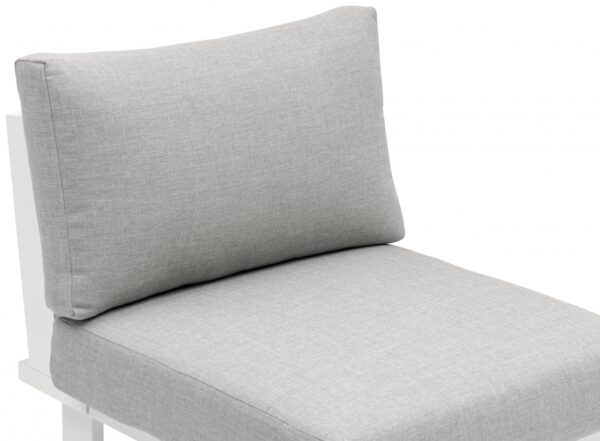 Maldives Water Resistant Fabric Upholstered Outdoor Patio Modular Armless Chair