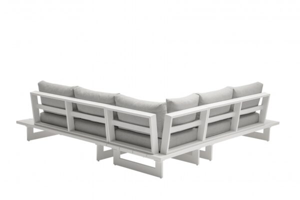 Maldives 102" Water Resistant Fabric Upholstered Outdoor Patio Modular Sectional