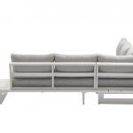Maldives 102" Water Resistant Fabric Upholstered Outdoor Patio Modular Sectional