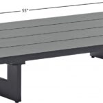 Maldives Aluminum Outdoor Patio Coffee Table