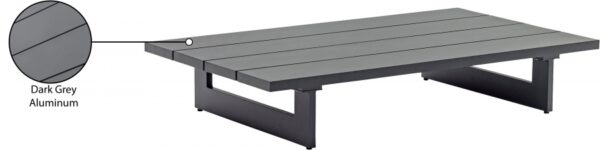 Maldives Aluminum Outdoor Patio Coffee Table