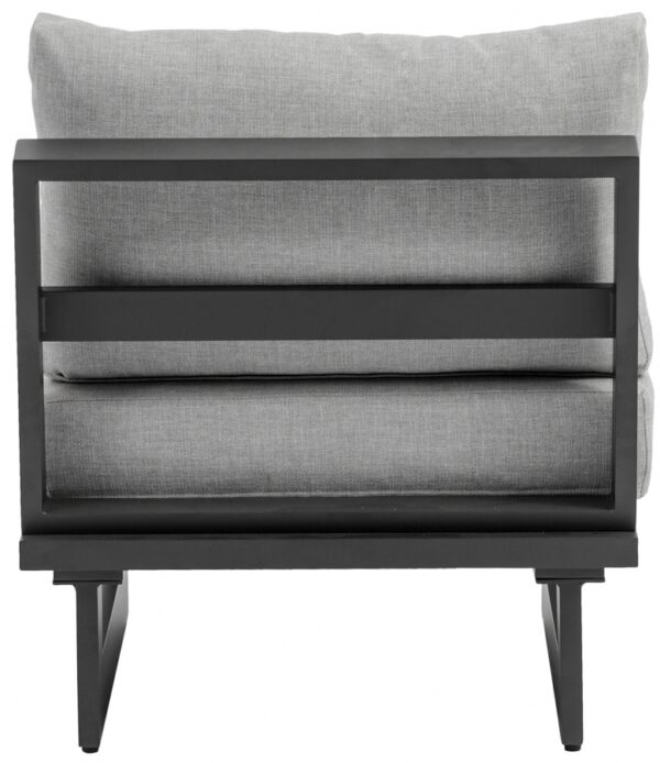 Maldives Water Resistant Fabric Upholstered Outdoor Patio Modular Armless Chair