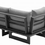 Maldives 102" Water Resistant Fabric Upholstered Outdoor Patio Modular Sectional