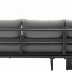 Maldives 102" Water Resistant Fabric Upholstered Outdoor Patio Modular Sectional