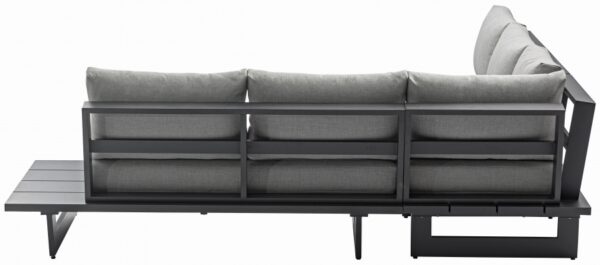 Maldives 102" Water Resistant Fabric Upholstered Outdoor Patio Modular Sectional