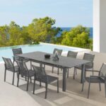 Maldives Mesh And Rope Fabric Outdoor Patio Dining Side Chair
