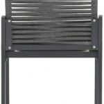 Maldives Mesh And Rope Fabric Outdoor Patio Dining Side Chair
