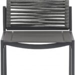 Maldives Mesh And Rope Fabric Outdoor Patio Dining Side Chair