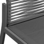Maldives Mesh And Rope Fabric Outdoor Patio Dining Side Chair