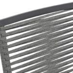 Maldives Mesh And Rope Fabric Outdoor Patio Dining Side Chair