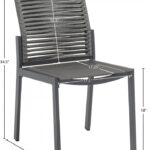 Maldives Mesh And Rope Fabric Outdoor Patio Dining Side Chair