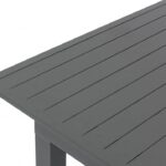 Maldives 95.5" - 119" Aluminum Extendable Outdoor Patio Dining Table