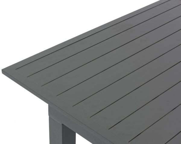 Maldives 95.5" - 119" Aluminum Extendable Outdoor Patio Dining Table