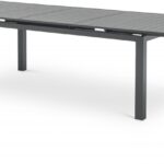 Maldives 95.5" - 119" Aluminum Extendable Outdoor Patio Dining Table