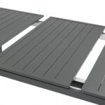 Maldives 95.5" - 119" Aluminum Extendable Outdoor Patio Dining Table