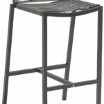 Maldives Mesh And Rope Fabric Outdoor Patio Bar Stool