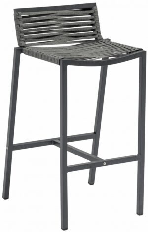 Maldives Mesh And Rope Fabric Outdoor Patio Bar Stool