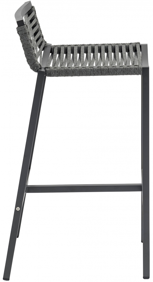 Maldives Mesh And Rope Fabric Outdoor Patio Bar Stool