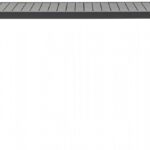 Maldives Aluminum Outdoor Patio Rectangle Bar Table