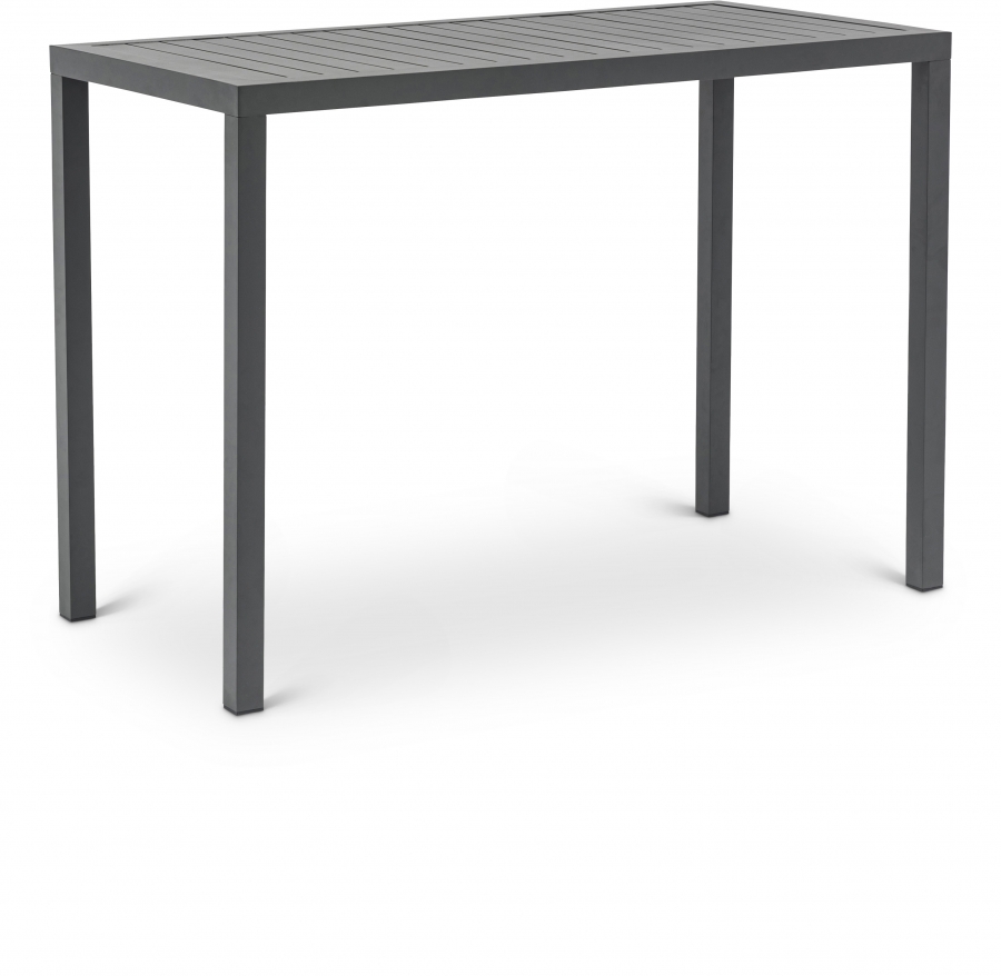 Maldives Aluminum Outdoor Patio Rectangle Bar Table