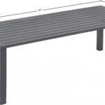 Maldives Aluminum Outdoor Patio Coffee Table