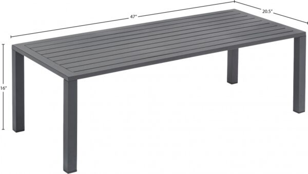 Maldives Aluminum Outdoor Patio Coffee Table