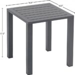 Maldives Aluminum Outdoor Patio End Table