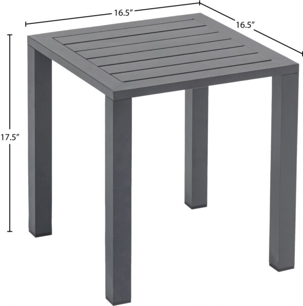 Maldives Aluminum Outdoor Patio End Table
