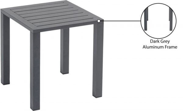 Maldives Aluminum Outdoor Patio End Table