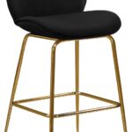 Paris Velvet Upholstered Counter Stool