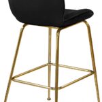 Paris Velvet Upholstered Counter Stool