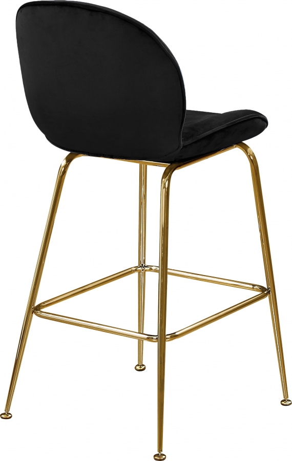 Paris Velvet Upholstered Counter Stool