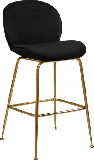 Paris Velvet Upholstered Counter Stool