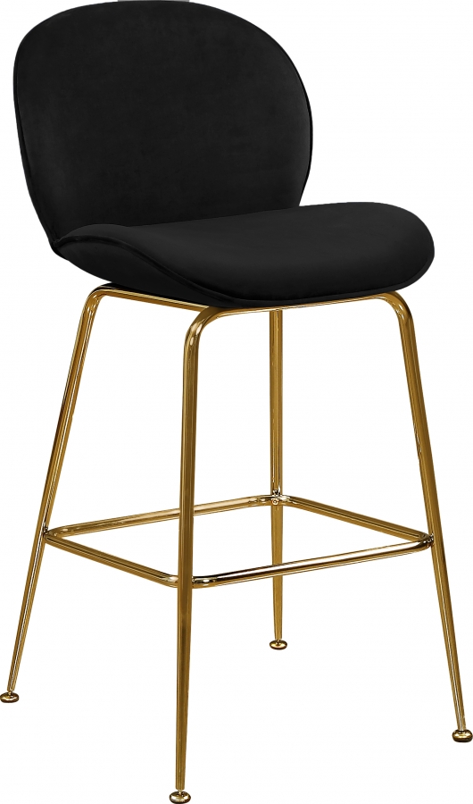 Paris Velvet Upholstered Counter Stool