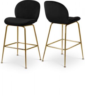Paris Velvet Upholstered Counter Stool