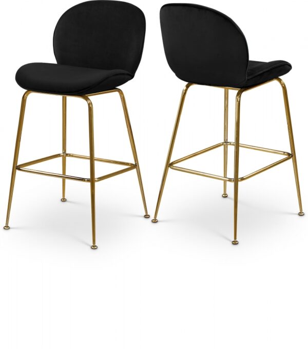 Paris Velvet Upholstered Counter Stool