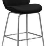 Paris Velvet Upholstered Counter Stool
